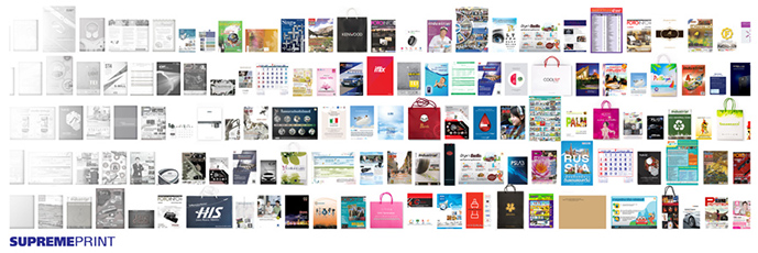 โรงพิมพ์สุพรีมพริ้นท์: งานพิมพ์ต่างๆ