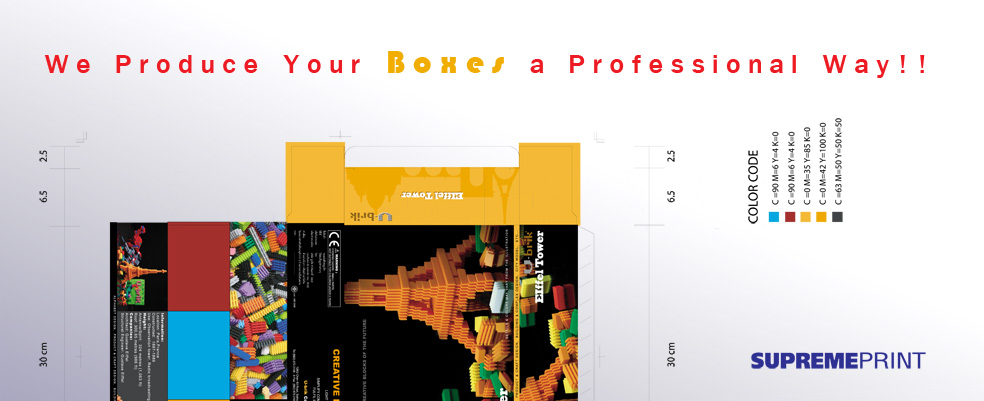 งานพิมพ์ กล่อง บรรจุภัณฑ์ (Paper Boxes): เราพิมพ์กล่องอย่างมืออาชีพ www.supremeprint.net